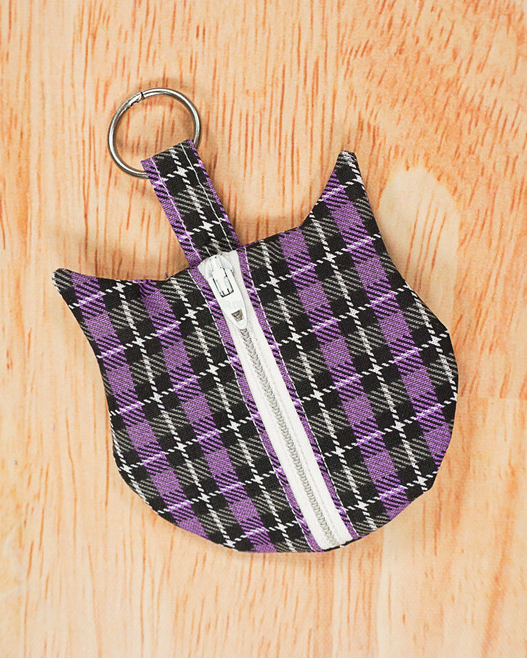 Cat Zipper Pouch Sewing Pattern and Tutorial