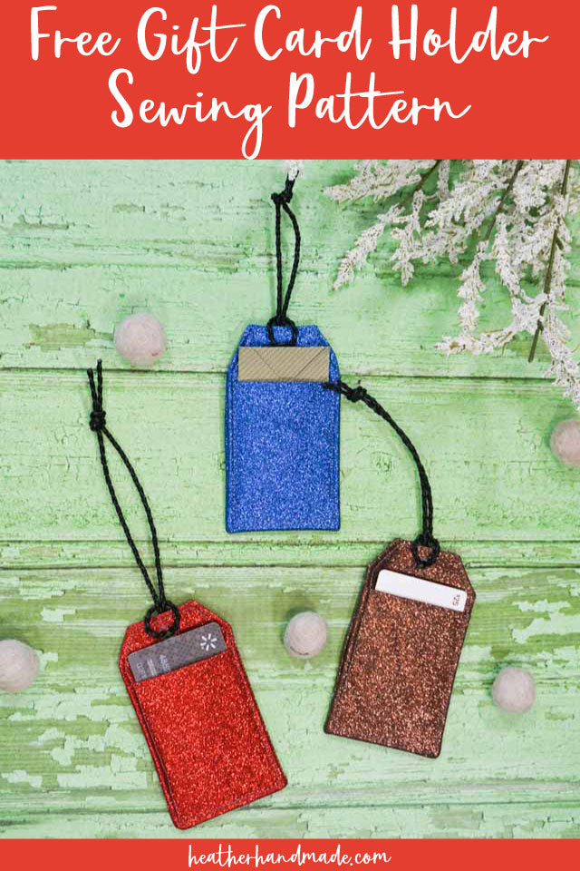 Gift Card Holder Sewing Pattern and Tutorial