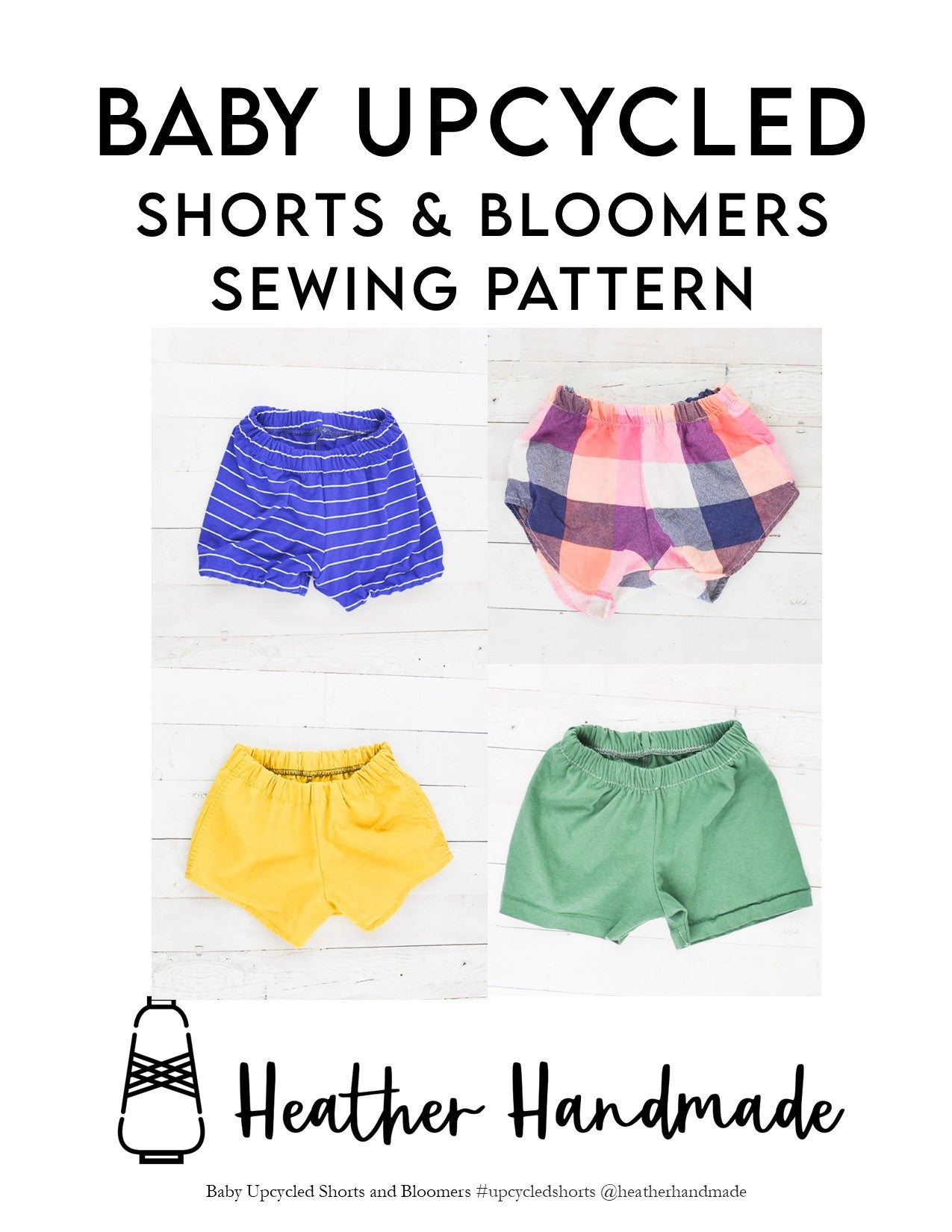 Upcycled Baby Shorts and Bloomers Pattern and Tutorial