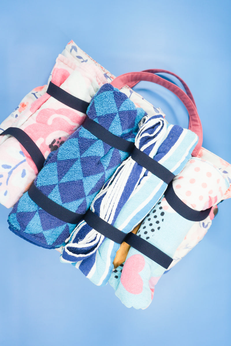 Beach Bag Sewing Pattern and Tutorial