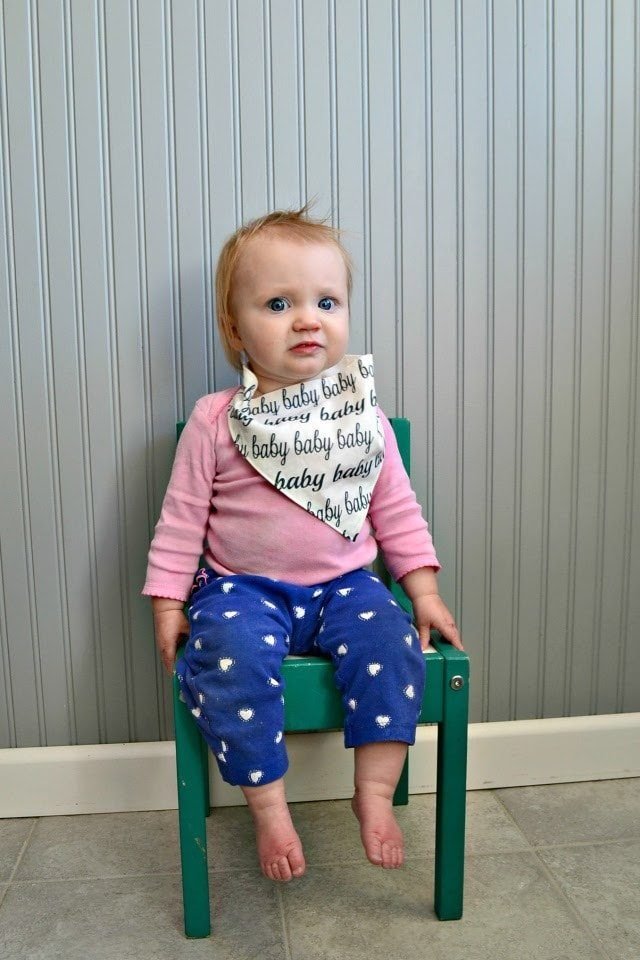 Baby Bandana Bib Sewing Tutorial and Pattern