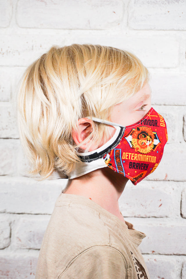 Kid Face Mask Sewing Pattern and Tutorial