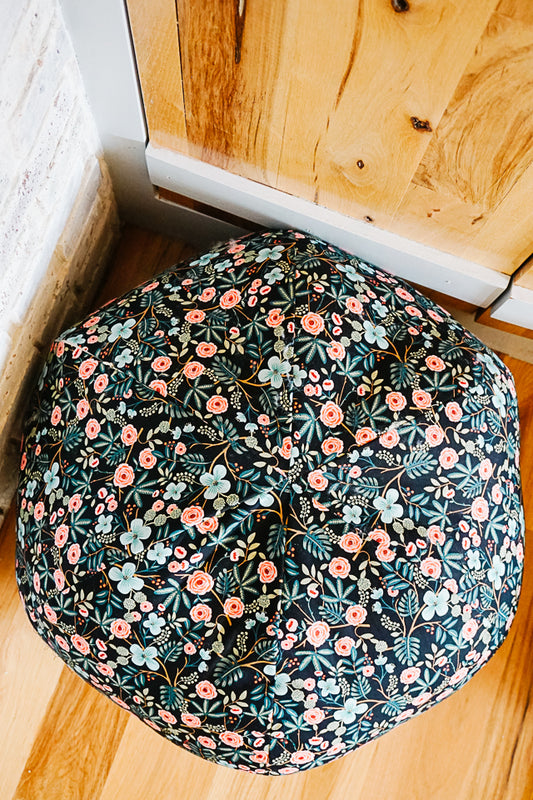 Floor Pouf Sewing Pattern and Tutorial