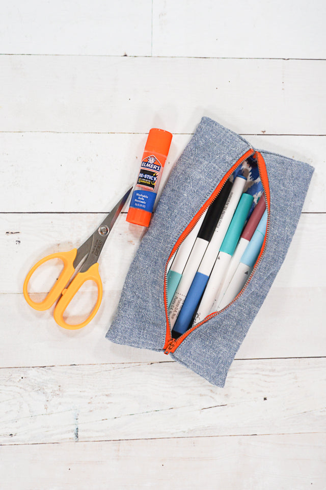 Pencil Pouch Pattern and Tutorial