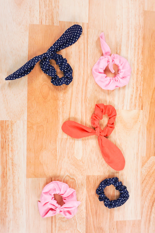 Scrunchie Sewing Pattern and Tutorial
