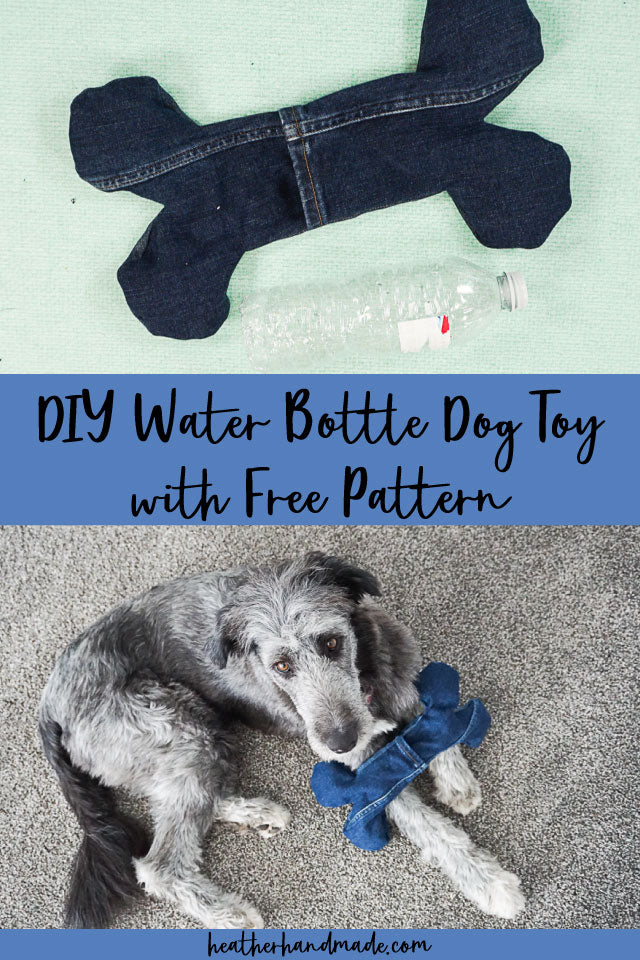 Water Bottle Dog Toy Sewing Pattern and Tutorial