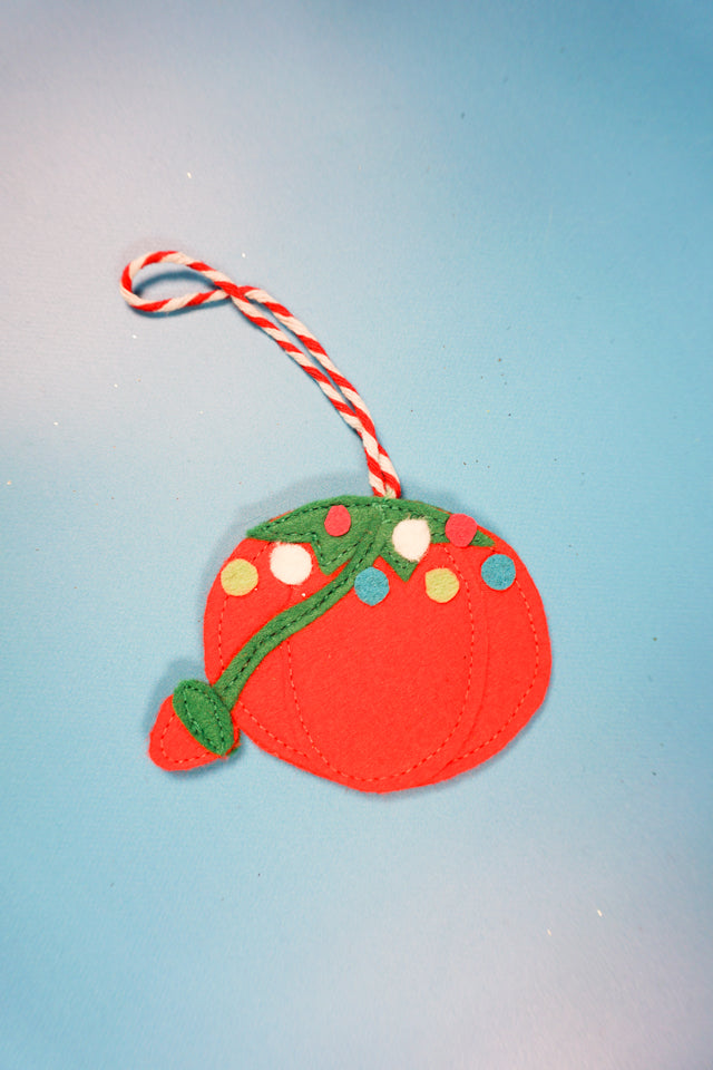 Tomato Pincushion Felt Ornament Pattern