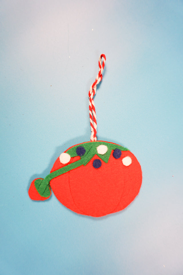 Tomato Pincushion Felt Ornament Pattern