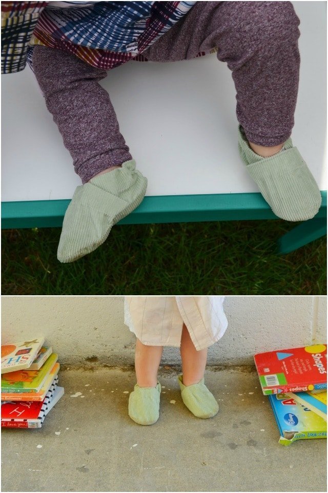 Upcycled Baby Shoes Pattern and Tutorial