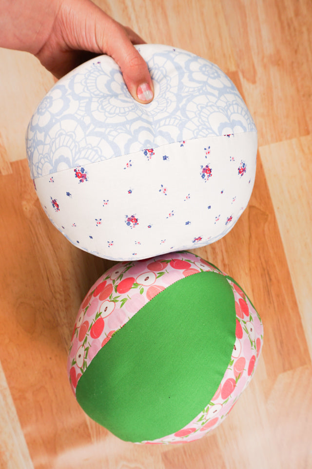 Fabric Ball Sewing Pattern and Tutorial