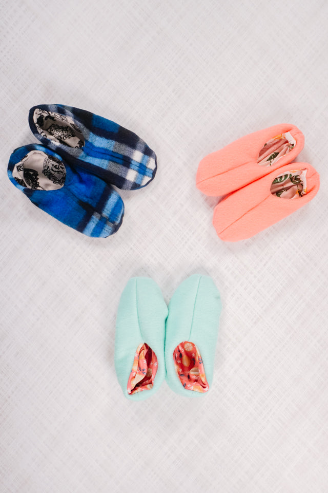 Child Slipper Sewing Pattern and Tutorial