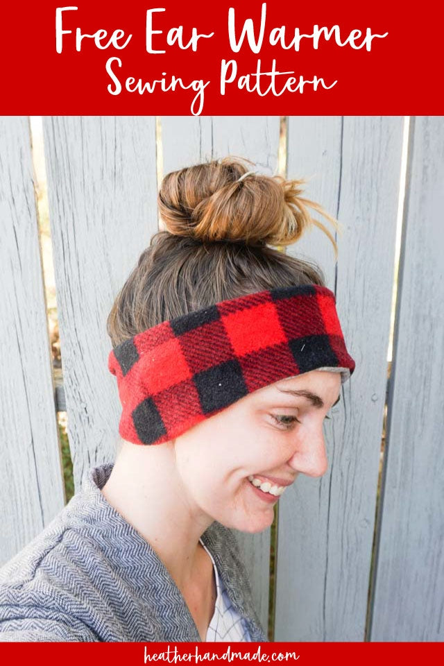 Ear Warmer Sewing Pattern and Tutorial