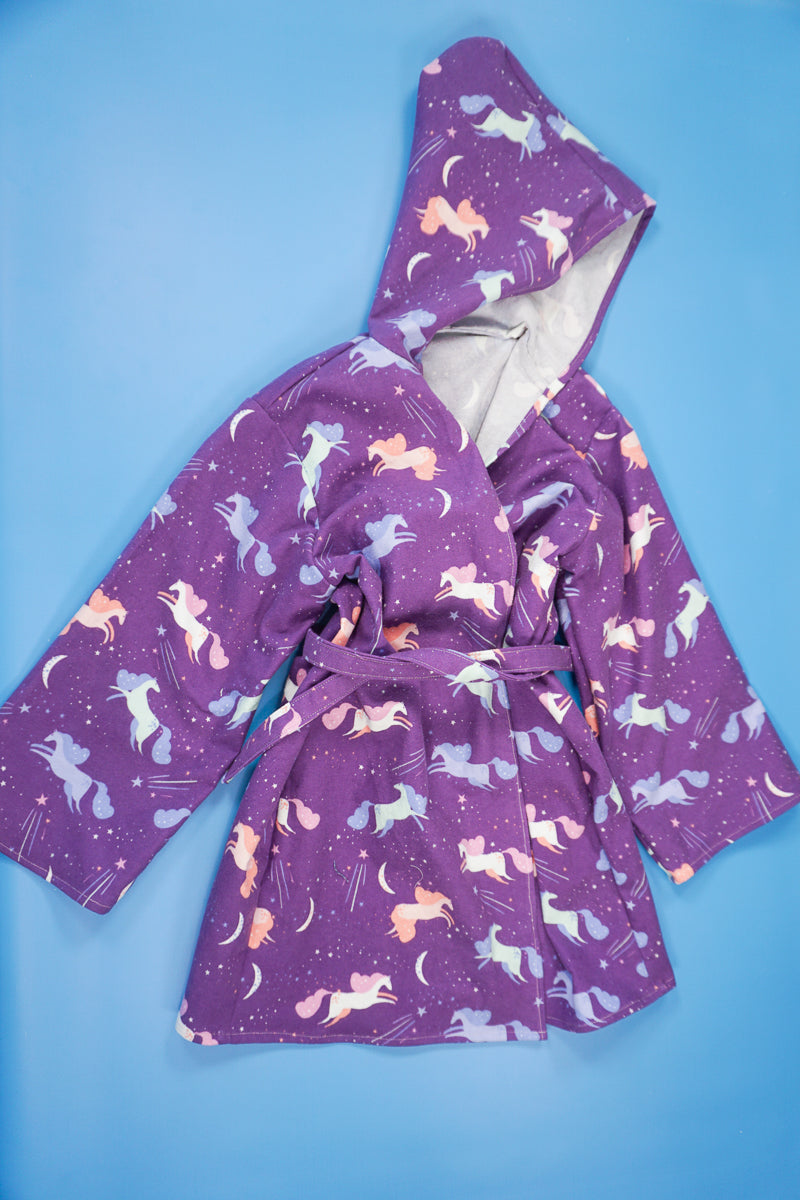 Kids Robe Sewing Pattern and Tutorial