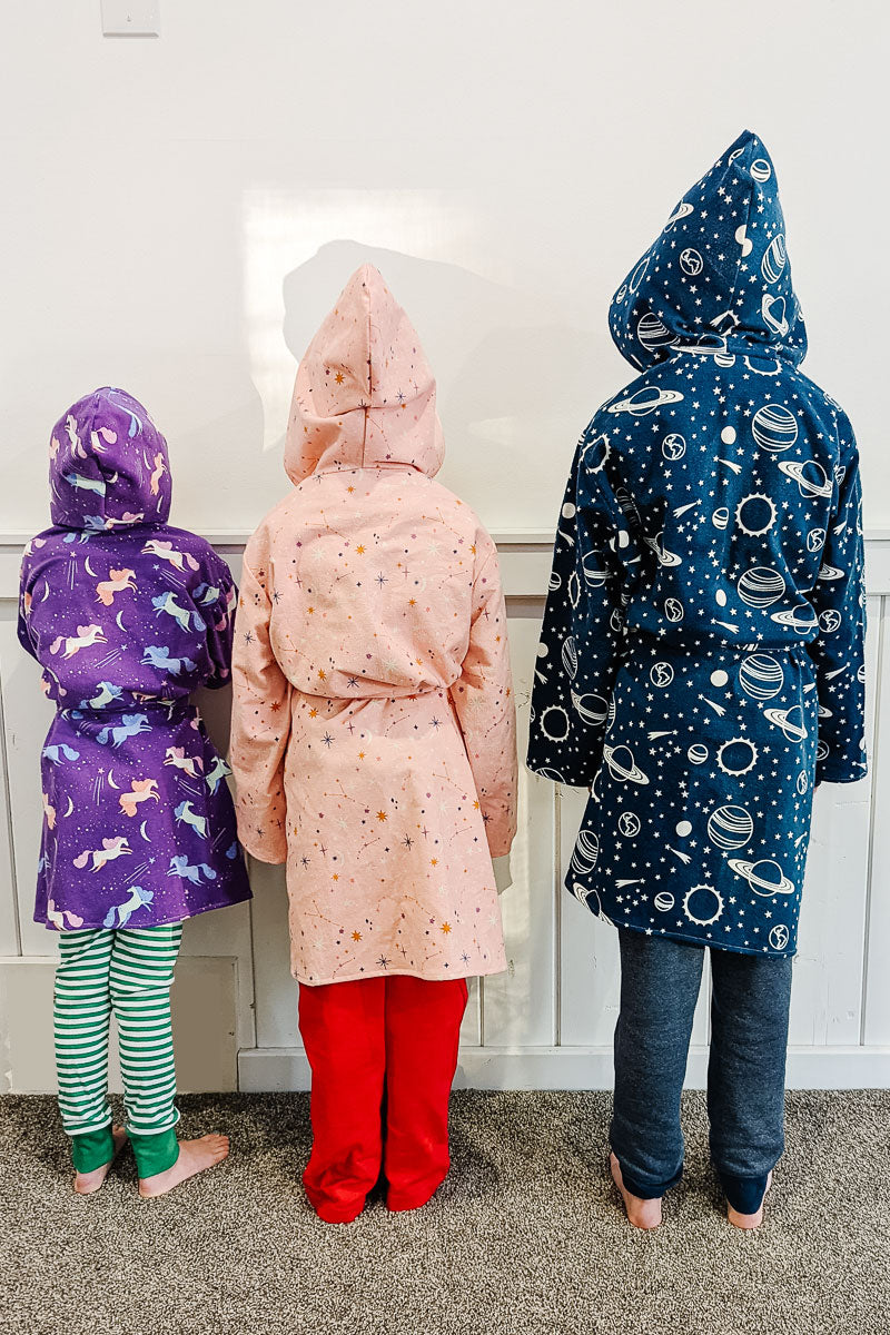 Kids Robe Sewing Pattern and Tutorial – Heather Handmade Shop