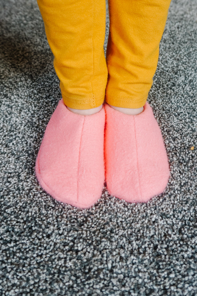 Child Slipper Sewing Pattern and Tutorial