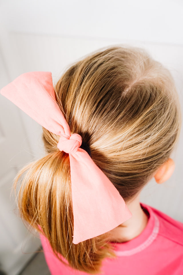 Bow Elastic Hair Ties Pattern and Tutorial