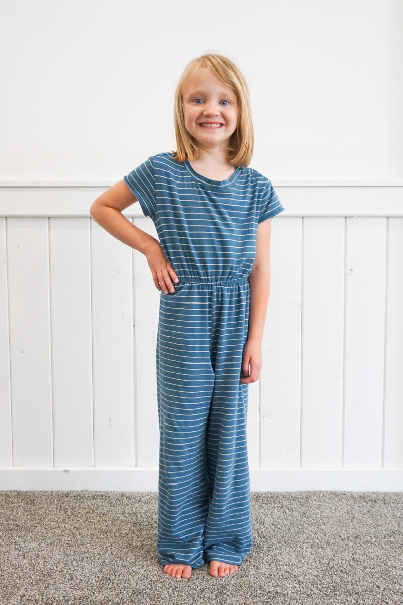 Kid Upcycled T-Shirt Romper and Dress Sewing Pattern