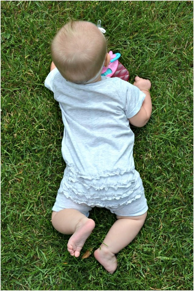6 mos Baby T-Shirt Romper Pattern and Tutorial