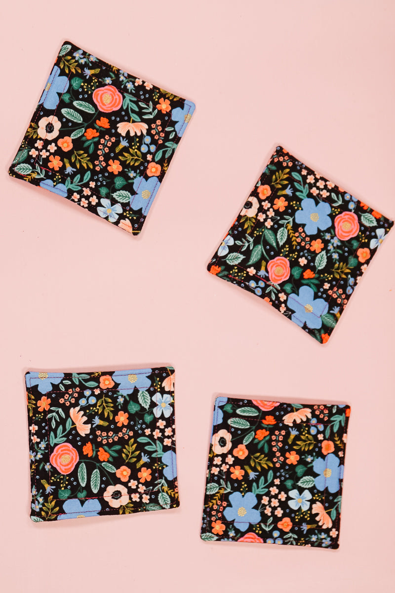 Coaster Sewing Pattern and Tutorial – Heather Handmade Shop