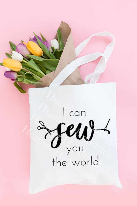 Sew You the World SVG Cut File